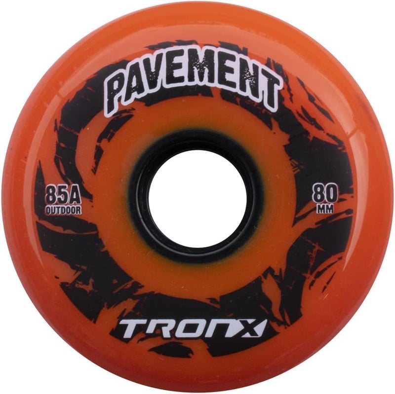 TronX Outdoor Pavement Asphalt Inline Roller Hockey Wheels 8 Pack (72mm) - Image 3